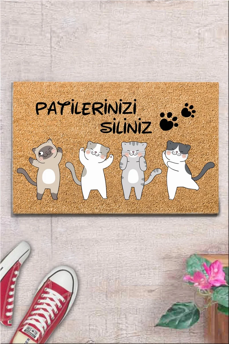 CHILAI HOME Tatus Special Design Interior and Exterior PVC Door Mats