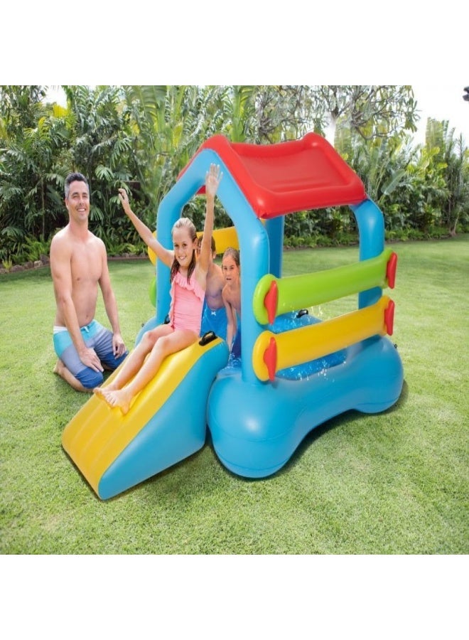 Bestway Inflatable Water Play Island with Slide and Canopy - Kids, 279 x 174 x 144 cm 43425 - Image 5