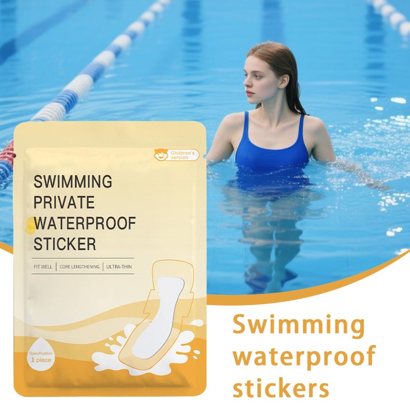 Swimming Sanitary Pads Waterproof 16x45cm Skin Friendly Easy Stick Tear Off For Water Sports Daily Use - Image 5