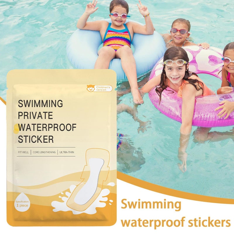 Swimming Sanitary Pads Waterproof 16x45cm Skin Friendly Easy Stick Tear Off For Water Sports Daily Use - Image 3