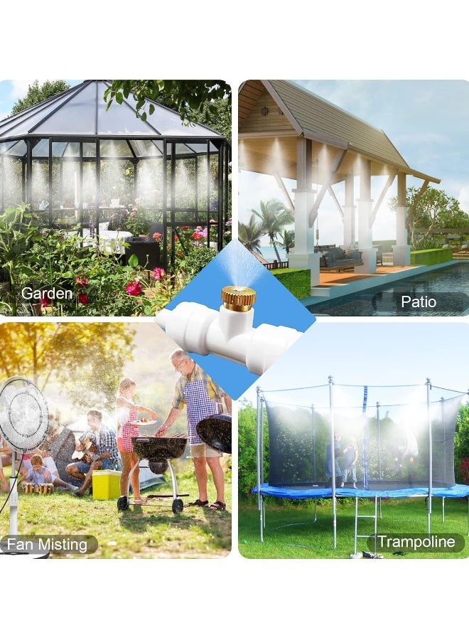 فوهات مisters للتبريد في الهواء الطلق، فوهة نحاسية لنظام التبريد الخارجي، رأس استبدال لبقرة الحديقة (0.4 مم، 20 قطعة) - Image 5