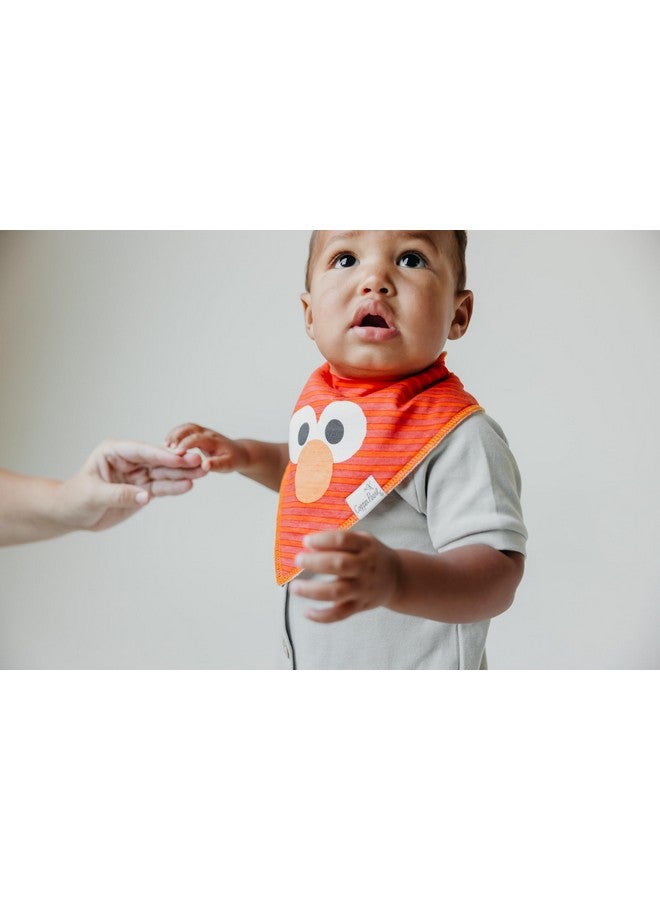 Copper Pearl Copper Pearl 4 Pack Soft Cotton Baby Bibs for Drooling and Teething, Absorbent Drool Bibs for Baby Girl and Boy, Adjustable to Fit Newborns to Toddlers, Tons of Styles (Elmo) - Image 2