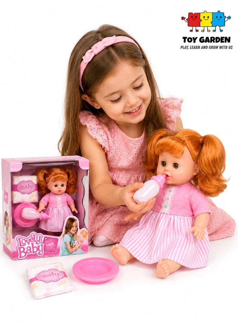 TOY GARDEN Newborn Baby Doll - Realistic Soft Body Doll for Kids | Perfect for Pretend Play, Cuddling & Nurturing | Ideal Gift for Toddlers & Girls - Image 1