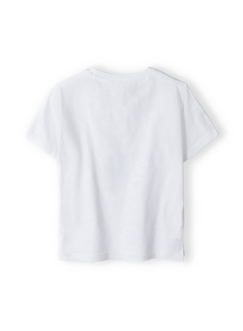 MINOTI Short Sleeve Henley T-Shirt with Button Neckline  - Image 2
