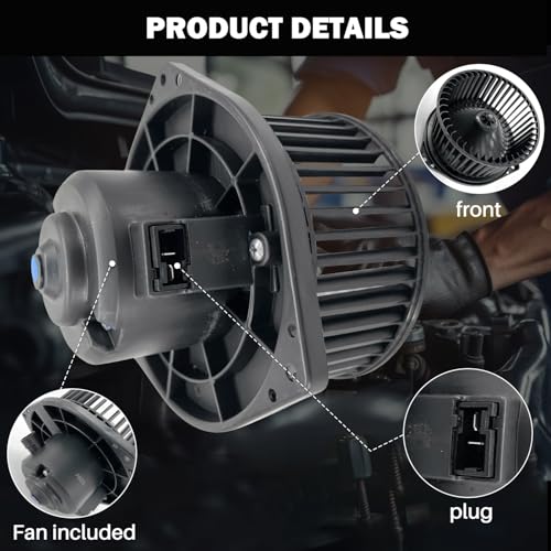 Aspligo 700044 AC Heater Blower Motor Fan Assembly Fit for Infiniti g20 1999-2002, i 30 1996-1999, qx4 1997-2003 for Nissan Maxima 1995-1999, Pathfinder 1996-2004 272207J201, NI3126103 - Image 3