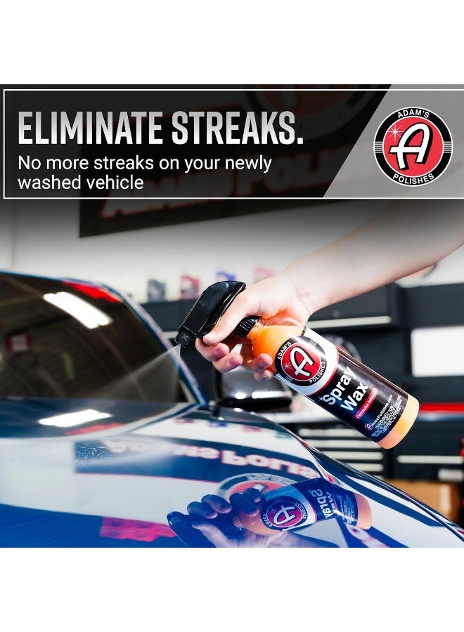 Adam's Polishes Spray Wax 16Oz - Premium Infused Carnauba Car Wax Spray For Shine, Polish & Top Coat Paint Protection  - Image 2