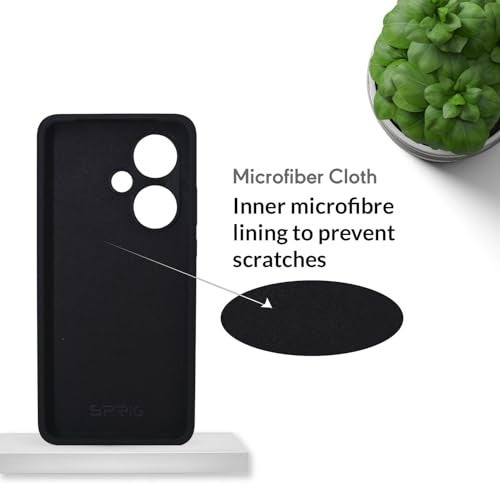 SPRIG Compatible with Oneplus Nord CE 3 Lite Premium SilkTone Back Cover Drop Tested Shock Proof Mobile Case for Men, Women, Boys and Girls with Camera Protection (Black) - Image 5