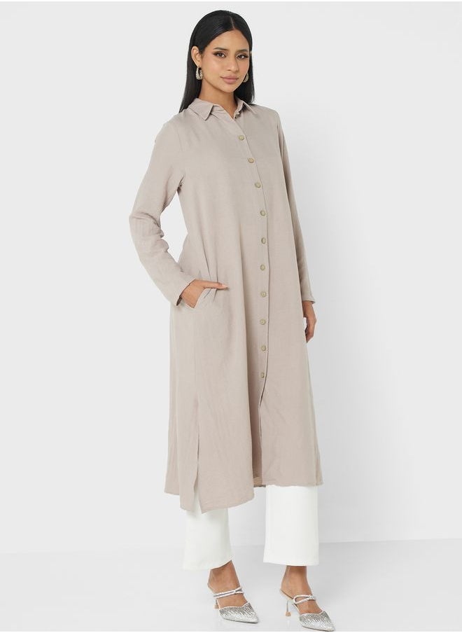 Refka by modanisa - Button Down Tunic - Image 1