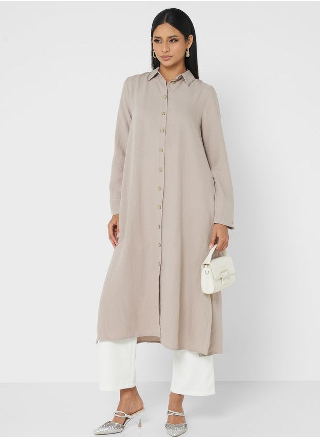 Refka by modanisa - Button Down Tunic - Image 1