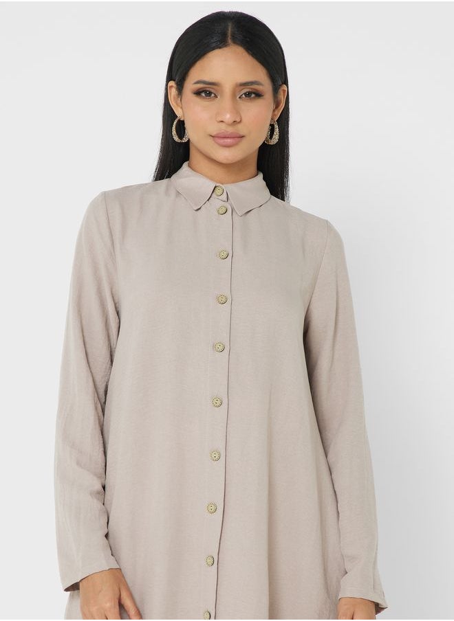 Refka by modanisa - Button Down Tunic - Image 1