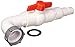 GAME 4563 Shut Off Valve Above Ground Pool Replacement Part, White - Image 2