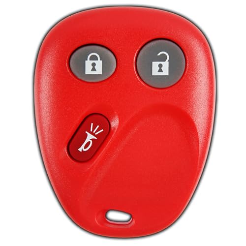 KeylessOption Key Fob for 2002 2003 2004 2005 2006 2007 2008 2009 Chevrolet Chevy Trailblazer GMC Envoy Oldsmobile Bravada Buick Rainier Remote, 4-Button 15008008, Programming Guide Included - Image 1