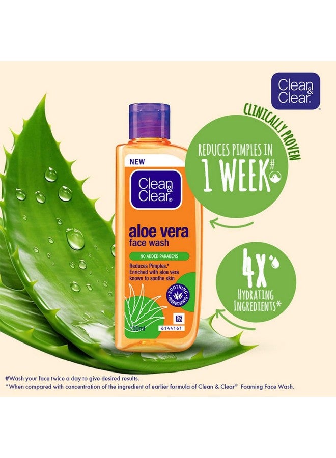 Clean & Clear Aloe Vera Face Wash 150Ml - Image 5