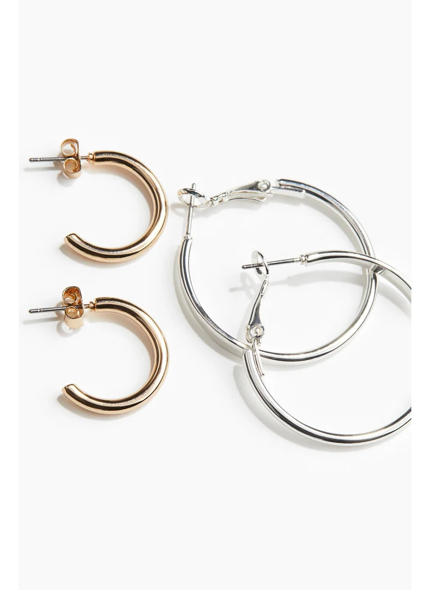 اتش اند ام 2 Pairs Hoop Earrings