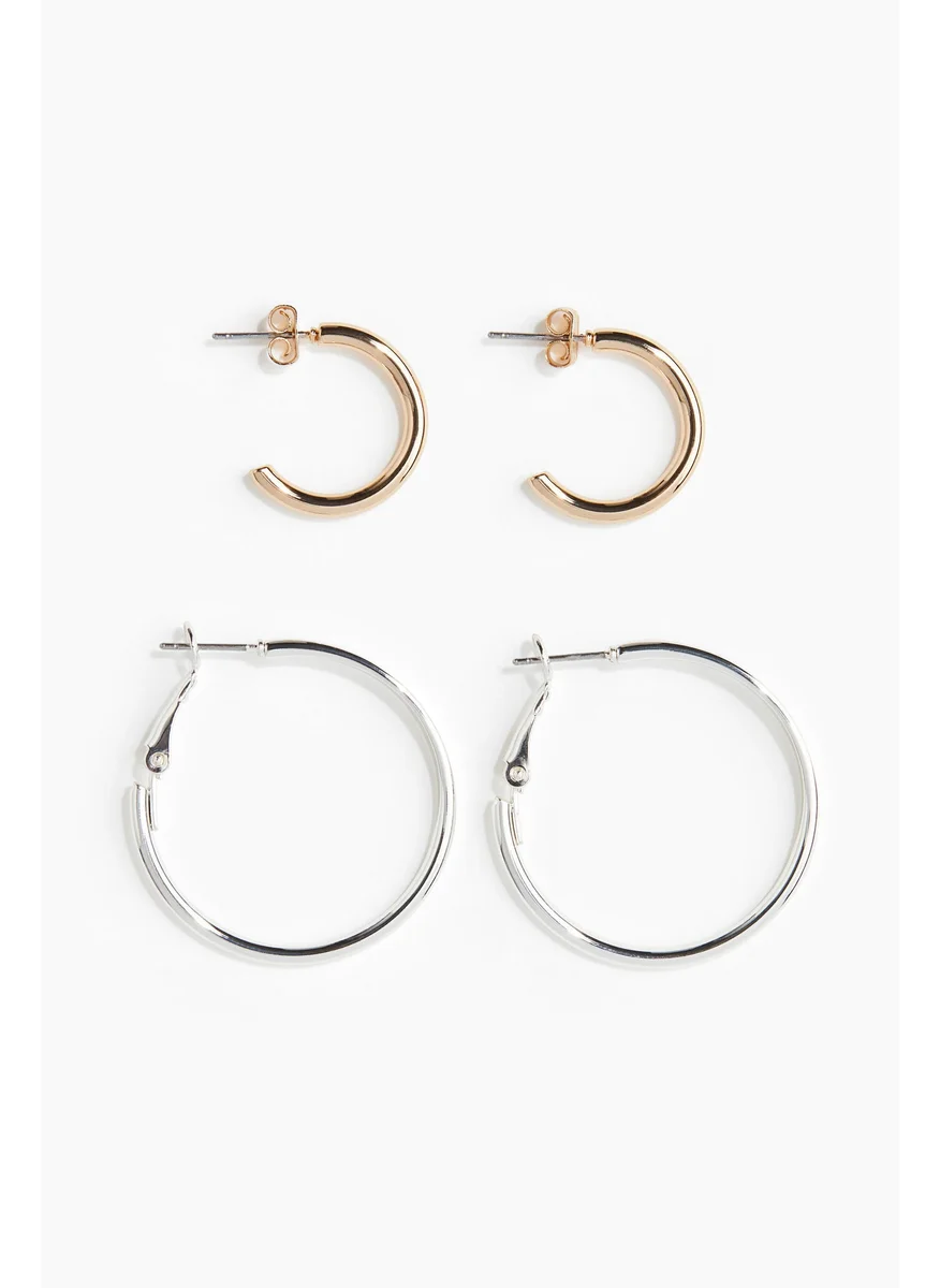 اتش اند ام 2 Pairs Hoop Earrings