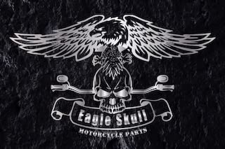 Eagle Skull Gloss Black Rear Saddlebag Guards Support Kit Harley Davidson Touring Electra Street Glide Road King Ultra Classic Limited CVO 2014-2024 Saddle Bags Bag Guard Mount Saddlebags # 90200788 Bar Supports - Image 4