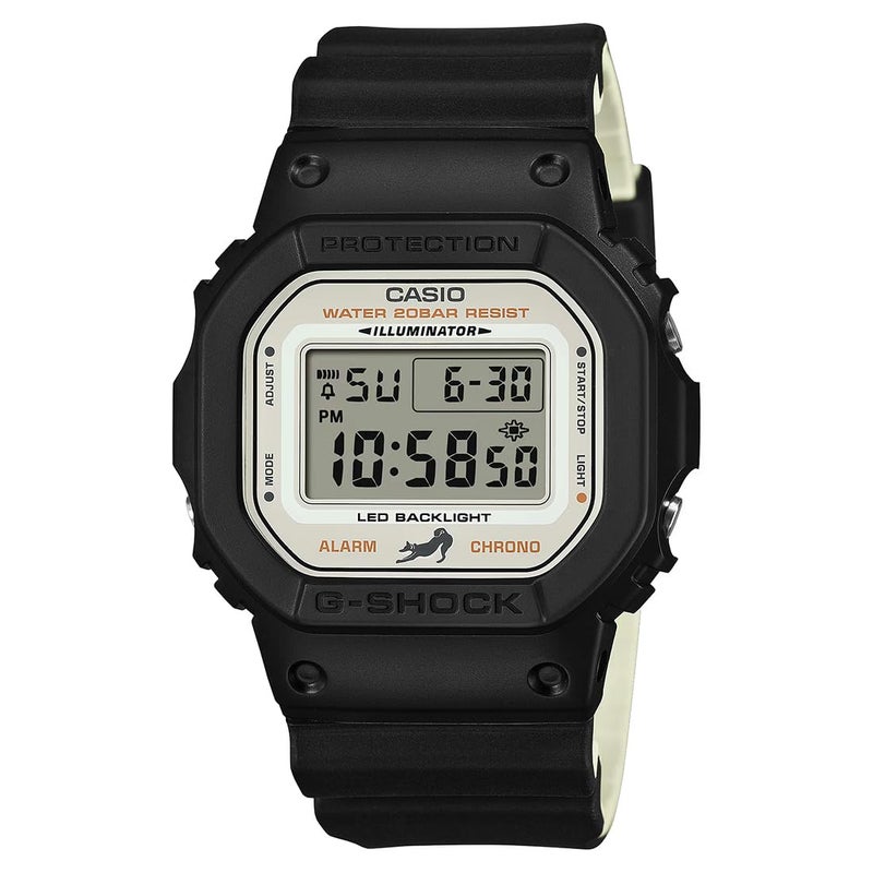 CASIO G-Shock DW-5600SHB-1DR Digital White Dial Men (G1639) - Image 1