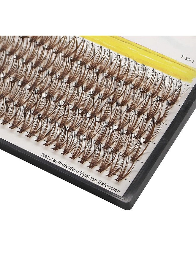 Hannahool 10 20Mm Available 120Pcs Thickness 0.07Mm D Curl Brown Color Individual False Eyelashes Natural Long Makeup Colorful Cluster Eyelashes Volume Eye Lashes Extensions (15Mm) - Image 3