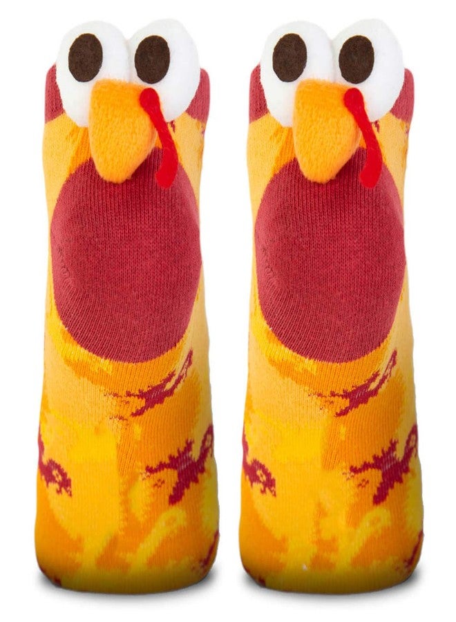 Gone For a Run Holiday Athletic Running Socks | Woven Low Cut | Thanksgiving Turkey Socks - Image 2