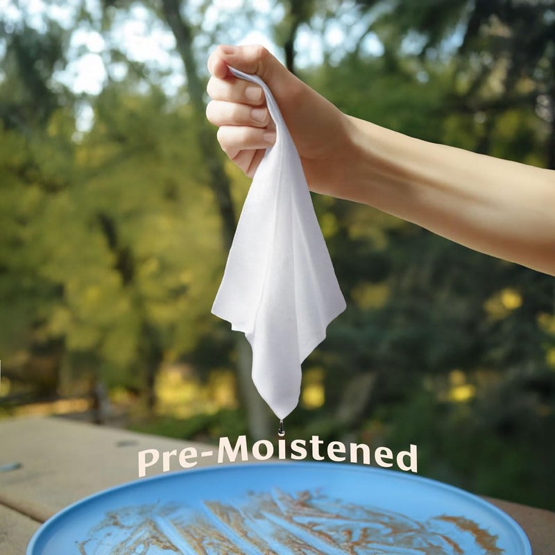 Clean Camp Dish Wipes | 100% Biodegradable Pre-Moistened Food-Safe Camp Kitchen Wipes | A Soap-and-Water Alternative - Image 4
