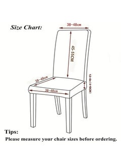 مجموعة من 6 قطع من أغطية الكراسي المرنة المصبوغة الحديثة والبسيطة المكونة من قطعة واحدة لجميع المواسم - pzsku/ZCE7B33E835976156ADF8Z/45/_/1733108270/b5c1c104-9756-4d25-a81e-8563796b4bb2