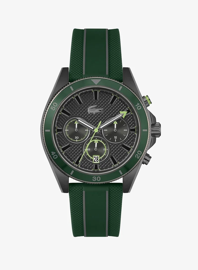 Mainsail Collection Chronograph Quartz Watch For Men With Green Silicone Bracelet - 2011363