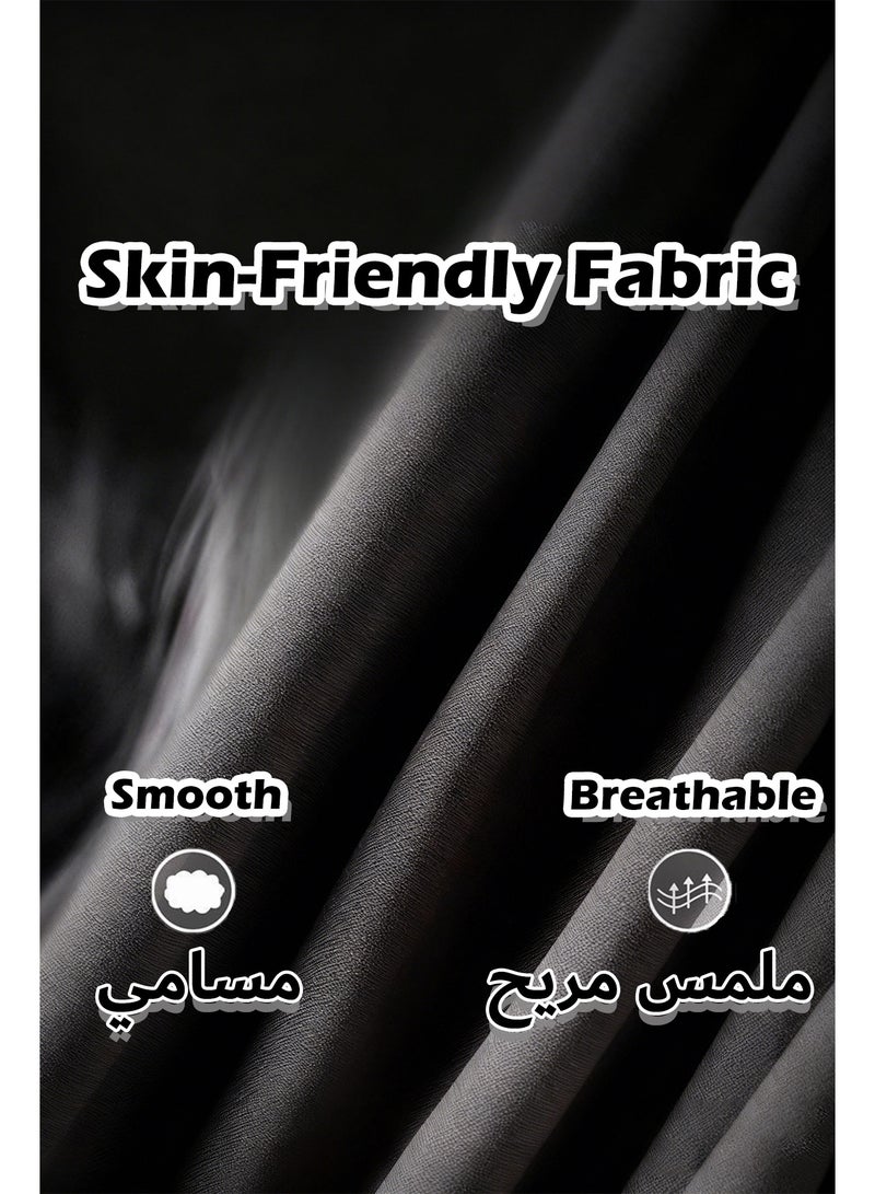 وسادة دعم قطني للسيارة مع مسند رأس، وسادة قطنية بحزام قابل للتعديل لتخفيف آلام الظهر والعنق، للكرسي المكتبي والشاحنة وكرسي متحرك - Image 3