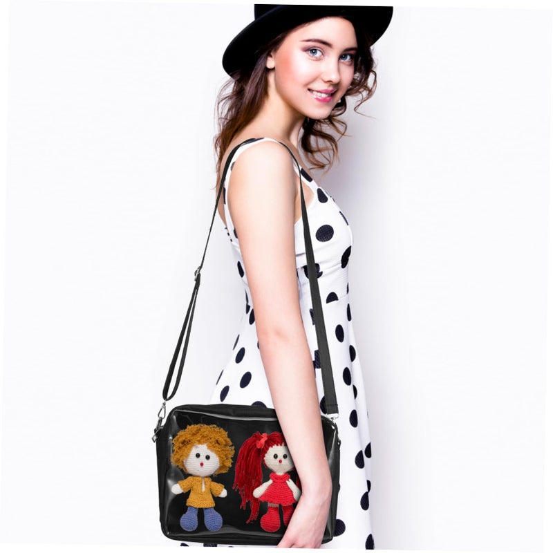 Adjustable Transparent Crossbody Bag For Women Oxford Cloth Travel Toiletry Pouch - Image 3