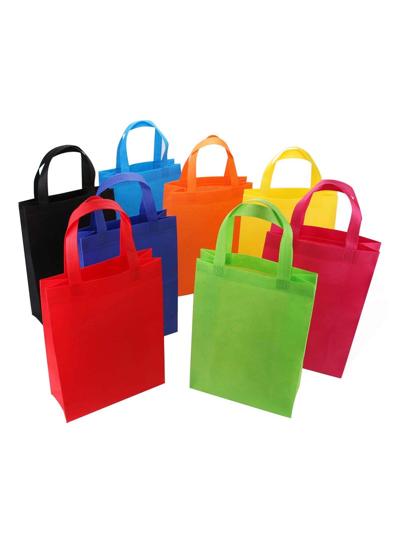 Barakah Reusable Grocery Bags, Eco Friendly Party Bags, Shopping Bags, Gift Bags, Tote Bags, Shopping Bags, Color Bags, Foldable Machine, DIY Available Heavy Duty Shopping Bags with Handle (16Pcs) - Image 1