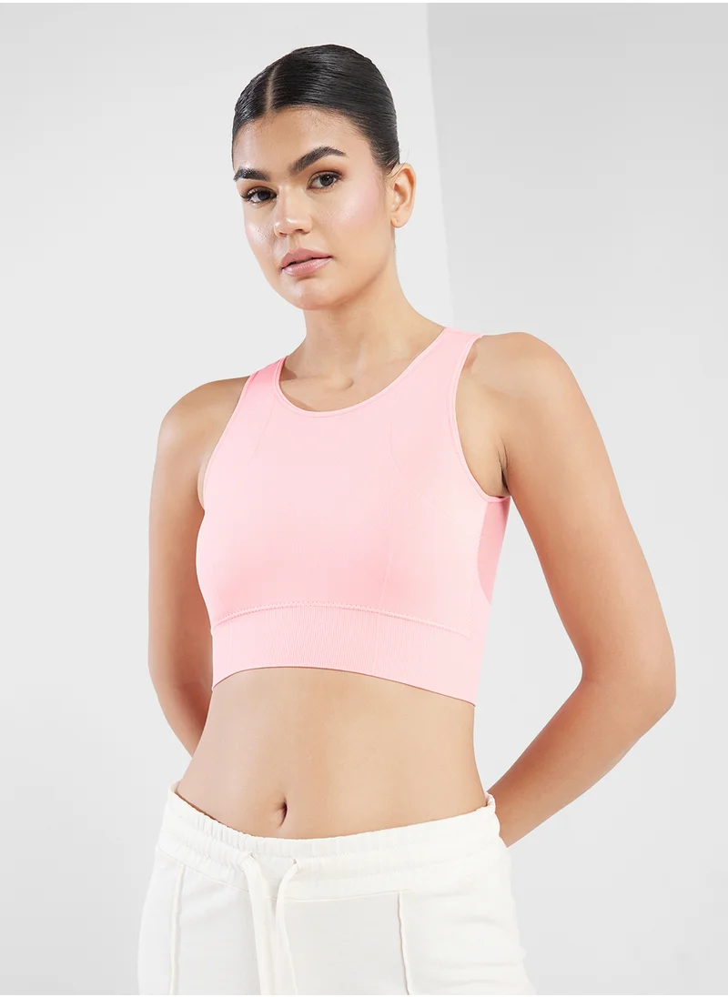 فورورد High Support Sports Bra With Mesh Detail