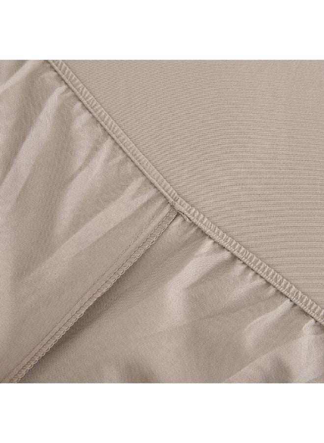 Home Box - Derby Solid Microfiber King Fitted Sheet 180 X 200 X 25 Cm - Image 1