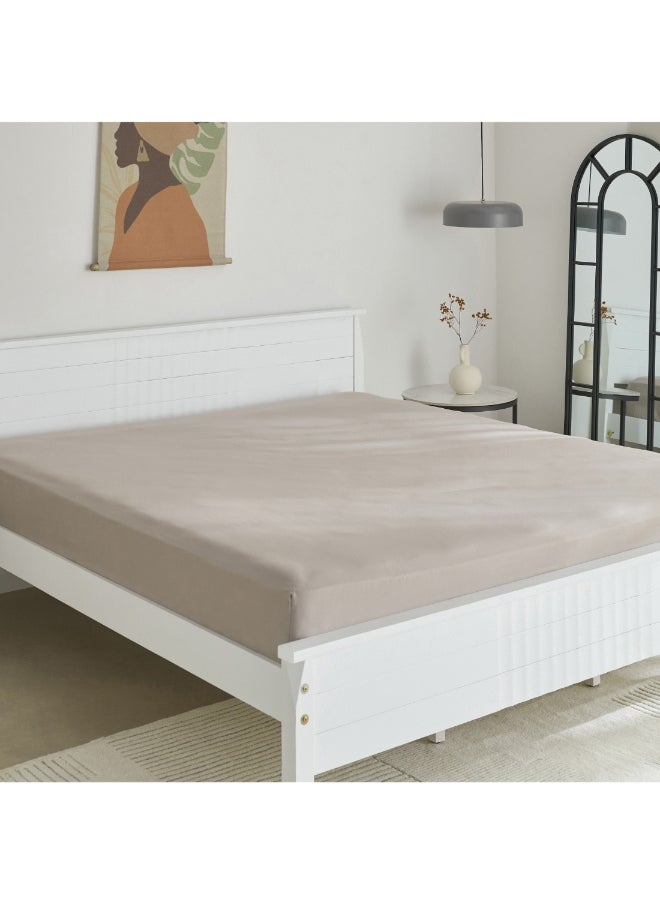 Home Box Derby Solid Microfiber King Fitted Sheet 180 X 200 X 25 Cm  - Image 5