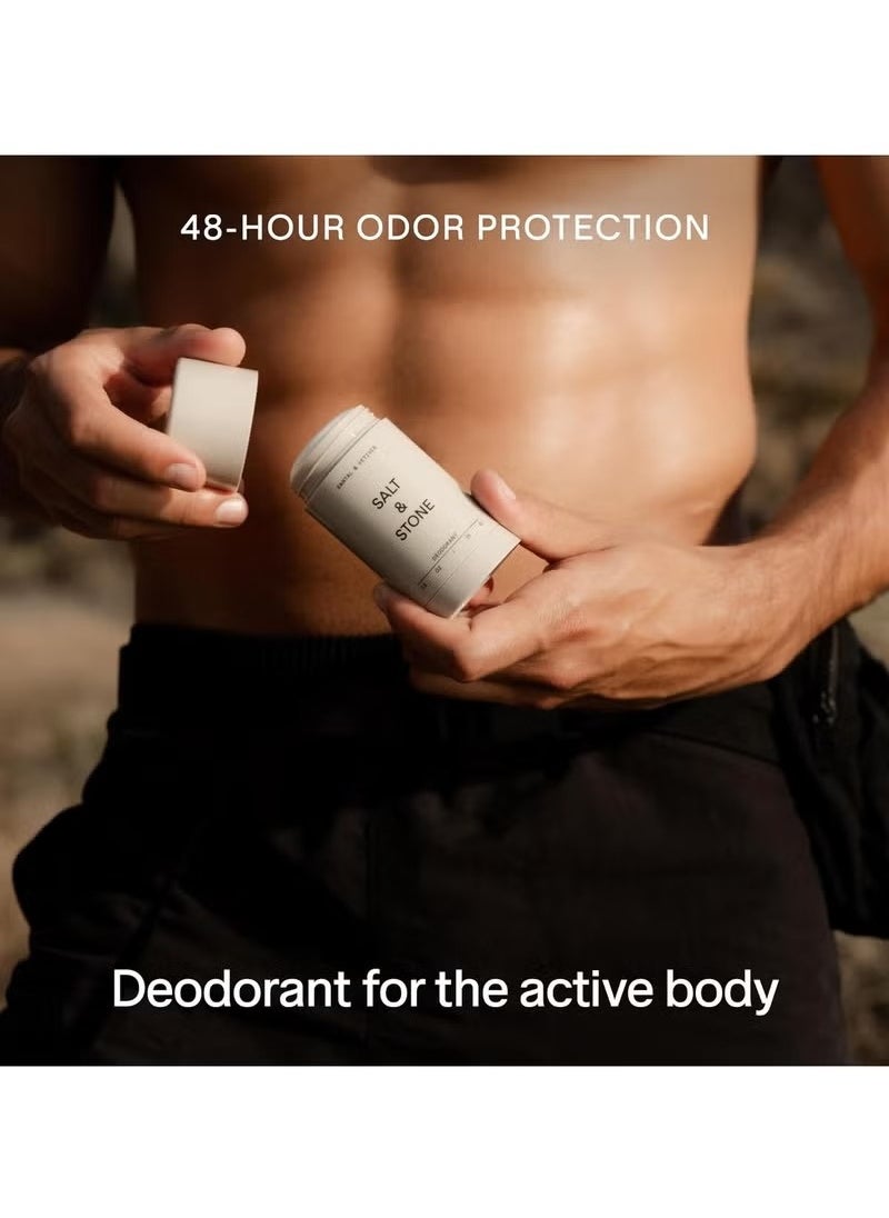 Salt & Stone Deodorant | Extra Strength Natural Deodorant for Women & Men | Aluminum Free with Seaweed Extracts, Shea Butter & Probiotics  - Image 3