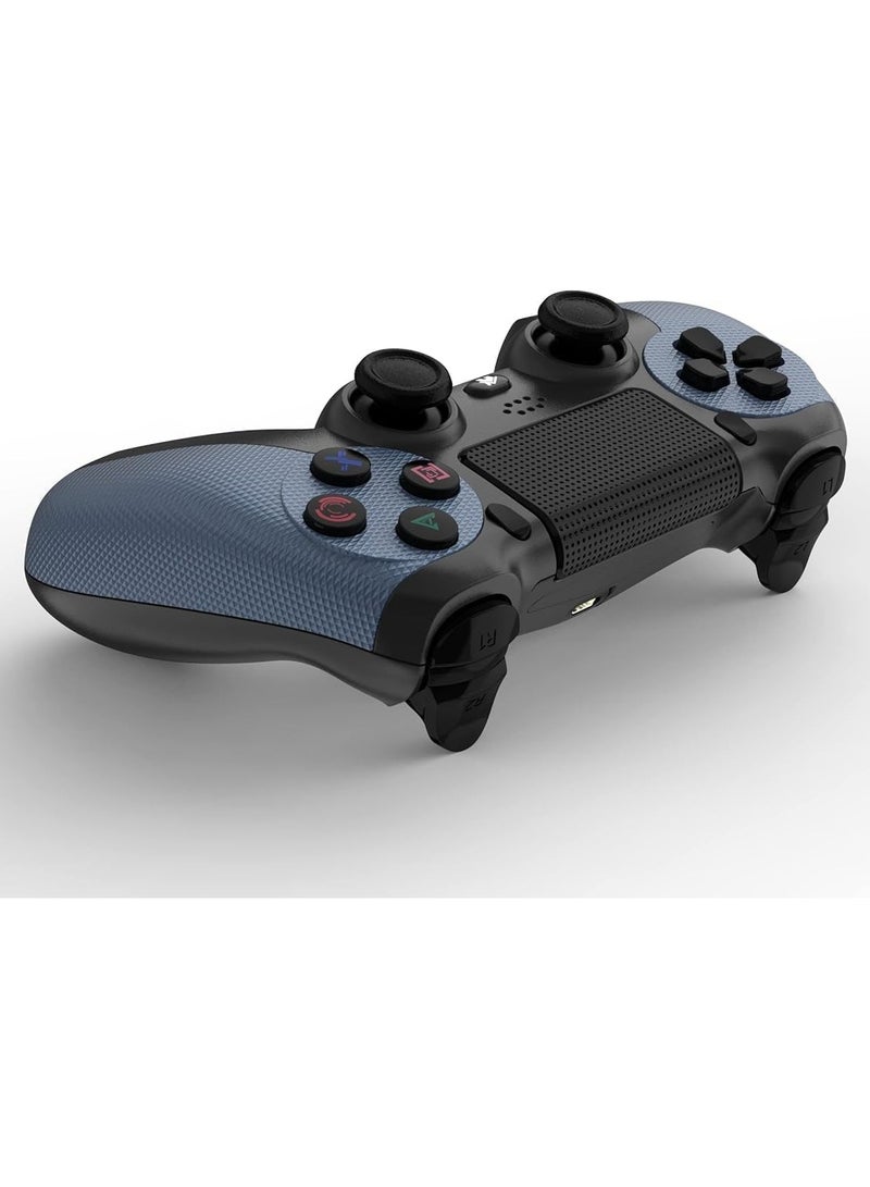 Wireless Controller Gamepad with USB Charge Cable with Dual Vibration, Clickable Touchpad, Audio Function, Light Bar and Anti-Slip (BLack)  - Image 3