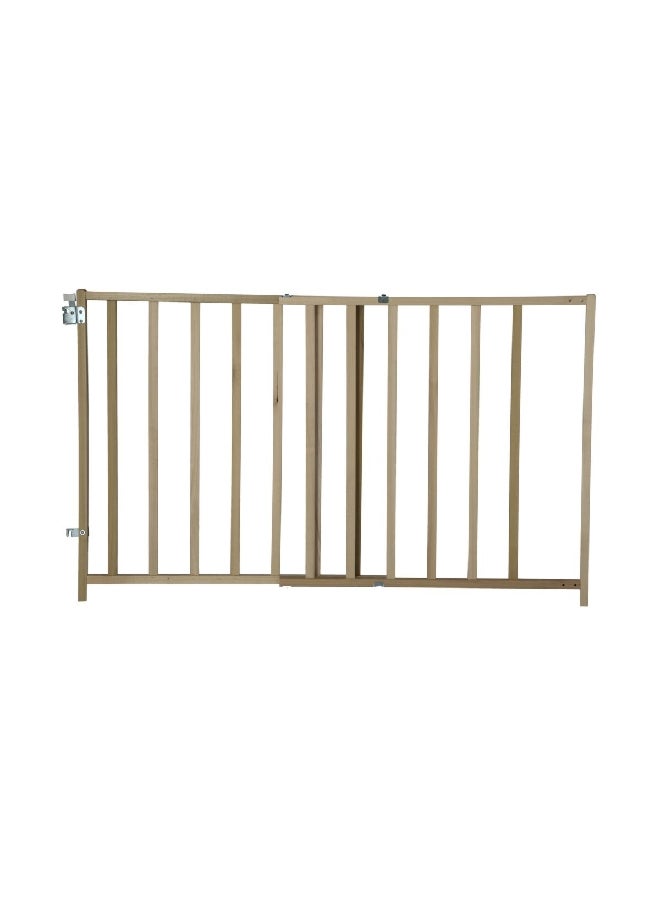 نورث ستايتس سياج تأمين واسع إضافي للحيوانات الأليفة بلون بني، بأبعاد تتراوح بين 60 إلى 103 انش في العرض و27 انش في الارتفاع، 4641 - Image 3