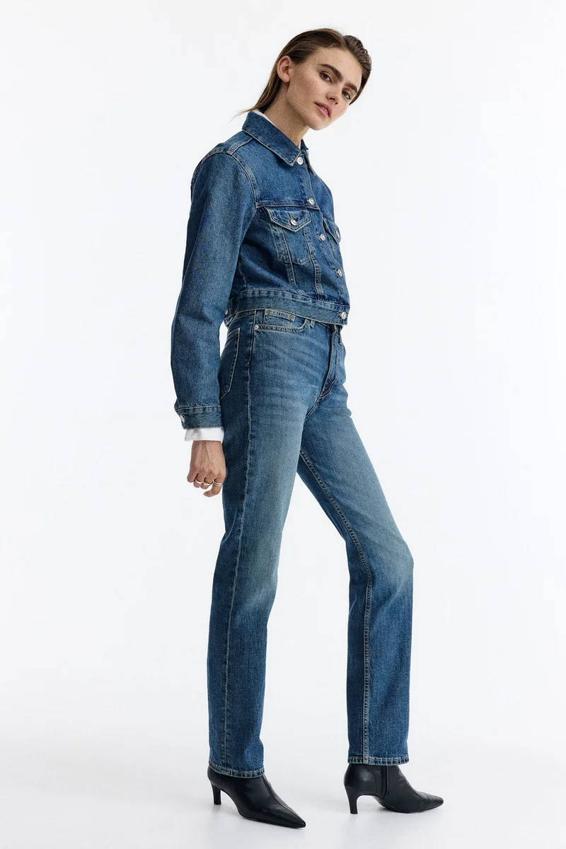 H&M Slim Straight High Waist Jeans