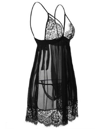 Soft Stretchy Lace Gauze Night Dress Open back Lingerie Wear - pzsku/ZCE7BD8D48C0F9BD1DE83Z/45/_/1709283721/d84951ea-542a-4928-a166-48d0a9f3f7db