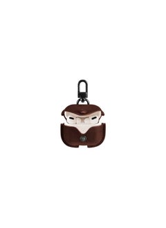 CATANES AirPods Pro 2 Case Leather Case Cover with Keychain Compatible with Apple AirPods Pro 2nd Generation 2022 Dark Brown  - Image 1