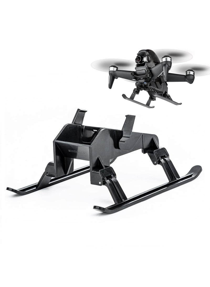 SYOSI Foldable Landing Gear Leg, Landing Gear Extensions for DJI FPV Drone Foldable Height Extended Leg Accessory - Image 1