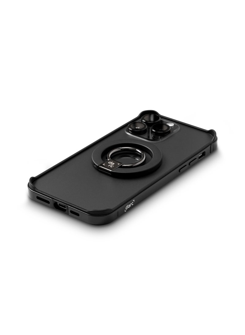 darc iPhone 13 Pro Max 3-in-1 Frame + Camera Protection + MagSafe Grip Black  - Image 1
