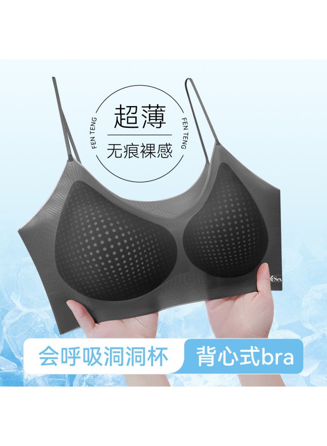 Fenton Ultra-thin Seamless "breathable Mesh Cup" Back Support Sports Bra - Seamless Bralette With Lift & Shape - Image 3