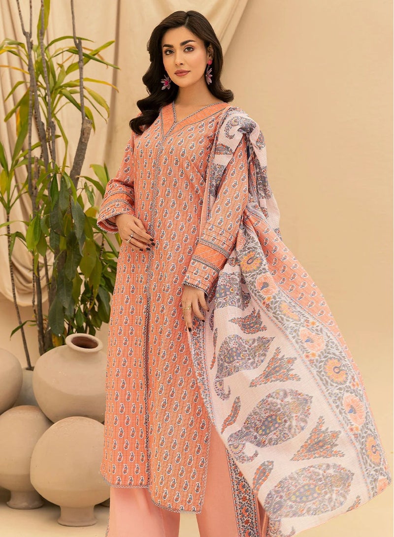Safwa Safwa | Safron Vol-02 | Fine Digital Printed Lawn Unstitched 3Pc Suit | SAF-11 | Pakistani Dress Unstitched  - Image 1