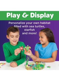 Creativity for Kids Create With Clay Turtle Lagoon Marine Biology Crafts For Kids Build A Sea Turtle Habitat With Clay, Multi (6238000) Medium  - Image 2