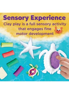 Creativity for Kids Create With Clay Turtle Lagoon Marine Biology Crafts For Kids Build A Sea Turtle Habitat With Clay, Multi (6238000) Medium  - Image 5
