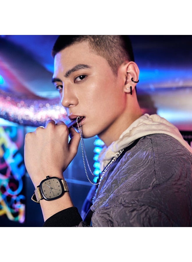Julius Men'S Casual Sports Calendar Luminous Waterproof Quartz Student Exam Watch Khaki Jah-123B-1 - Image 4