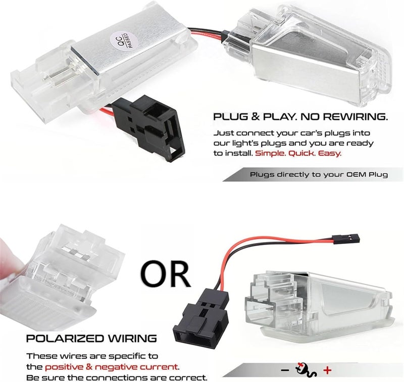 Wivplex LED Footwell Light Set for Various Audi Models - Image 3