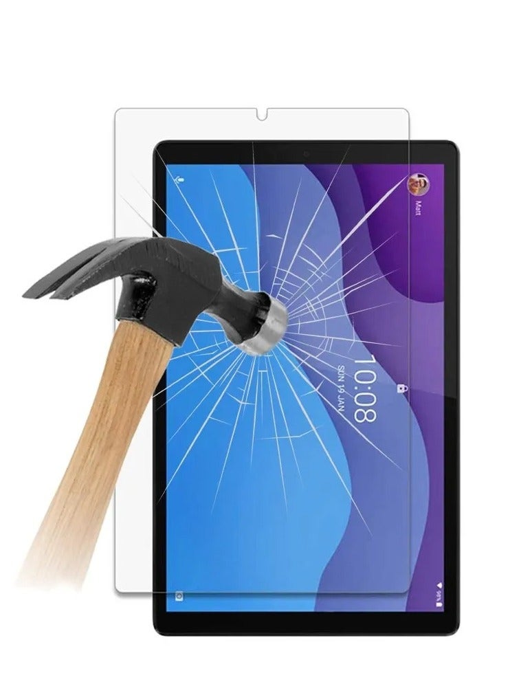 واقي شاشة لجهاز لينوفو تاب M10 HD (10.1بوصة, M10 HD)، طبقة من الزجاج المقوى- شفاف - Image 2