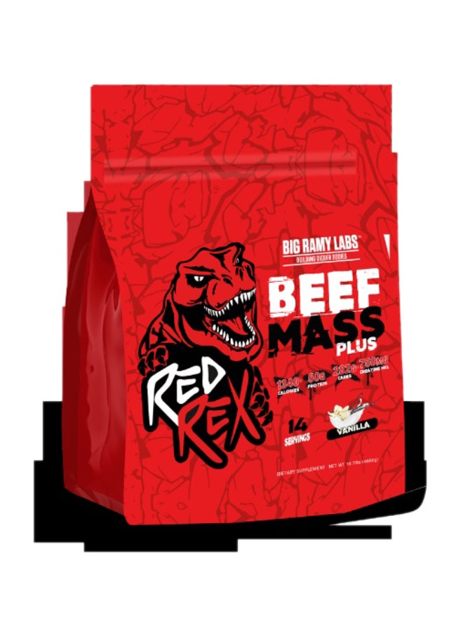 RED REX بيف ماس بلس فانيلا 10.7 رطل