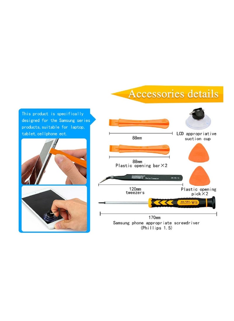 Generic - 7 in 1 Repair Tool Kit Screwdriver Set for Samsung Electronics Products Mobile Phones, Tablets, Laptops, Computers - Image 1