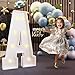 imprsv Marquee Light Up Letters 3FT Marquee Letters for Birthday Baby Shower Wedding Decorations Light Up Letters for Engagement Party Decor Large Marquee Letters for Party Decorations Letter A - Image 3